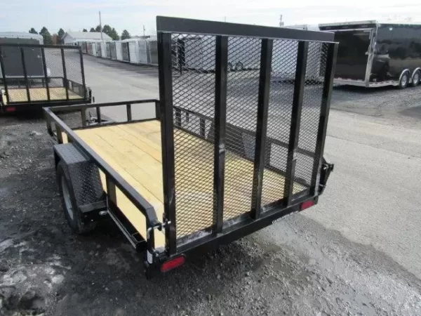 Cam Superline 5 x 10 Landscape Utility Trailer – Rear Landscape Gate - Image 4