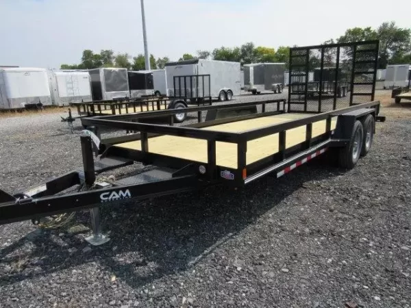 Cam Superline 7 x 18 Landscape Utility Trailer – Rear Landscape Gate - Image 2