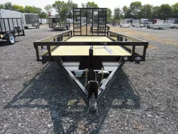 Cam Superline 7 x 18 Landscape Utility Trailer – Rear Landscape Gate - Image 3