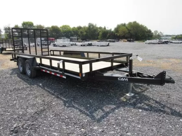Cam Superline 7 x 18 Landscape Utility Trailer – Rear Landscape Gate