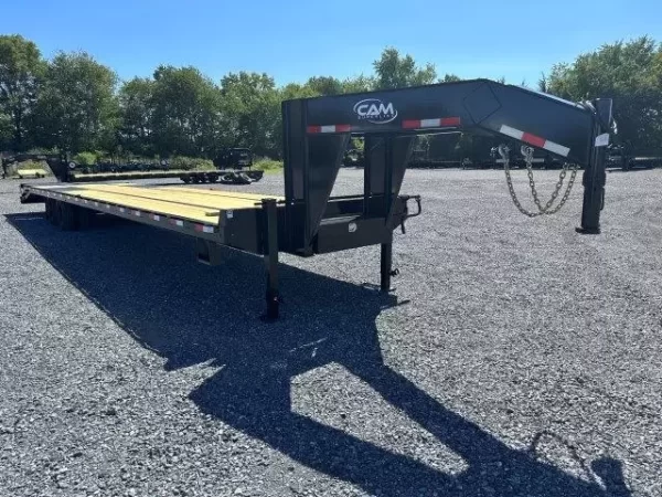 CAM Superline 8 x 35 Deckover Gooseneck Equipment Trailer - Image 2