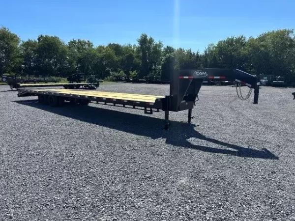 CAM Superline 8 x 35 Deckover Gooseneck Equipment Trailer - Image 8