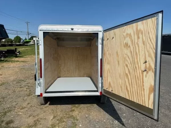 Car Mate 4 x 6 Enclosed Cargo Trailer Single Rear Door - Image 7