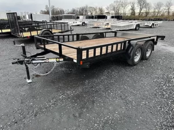 Car Mate 6 x 14 Utility Trailer – Removable Side Ramps - Image 2