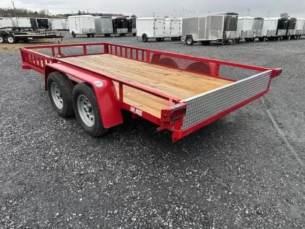 Car Mate 6 x 14 Utility Trailer – Removable Side Ramps - Image 6
