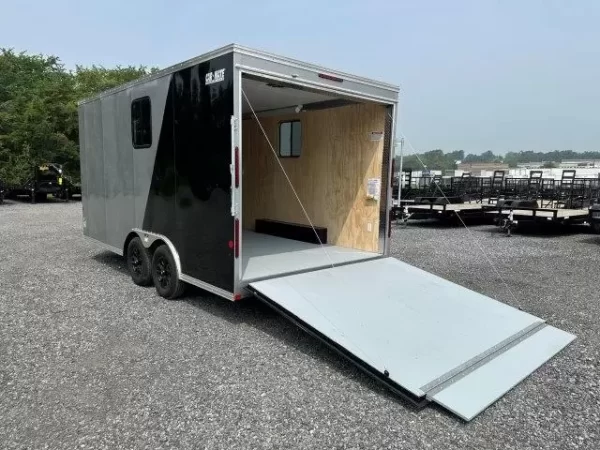 Car Mate 8.5 x 16 Custom Enclosed V-Nose Cargo Trailer - Image 2
