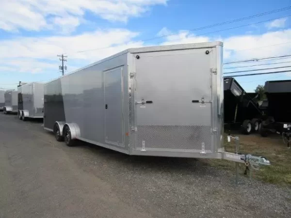 Sno Pro 7.5 x 24 Drive On/Off Snowmobile Trailer – All Aluminum