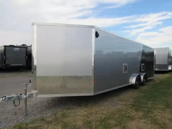 Sno Pro 7.5 x 24 Drive On/Off Snowmobile Trailer – All Aluminum - Image 8