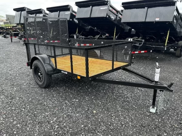 Carry On 5 x 8 Landscape Utility Trailer – 3K High Mesh Sides