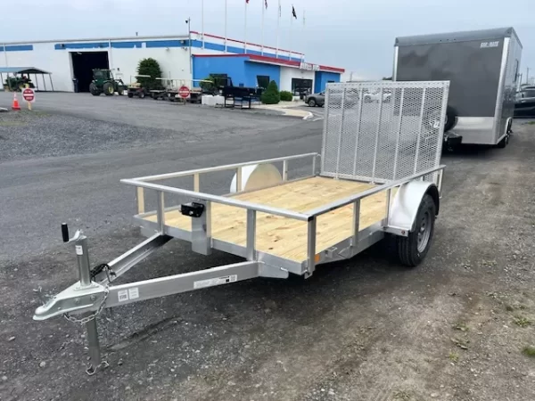 Carry-On 6 x 10 Aluminum Landscape Utility Trailer – Rear Mesh Gate - Image 6