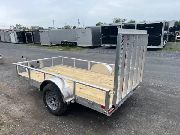 Carry-On 6 x 10 Aluminum Landscape Utility Trailer – Rear Mesh Gate - Image 5