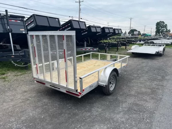 Carry-On 6 x 10 Aluminum Landscape Utility Trailer – Rear Mesh Gate - Image 3