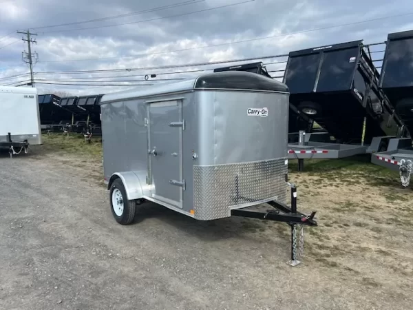 Carry On 5 x 10 Enclosed Cargo Trailer Single Rear Door