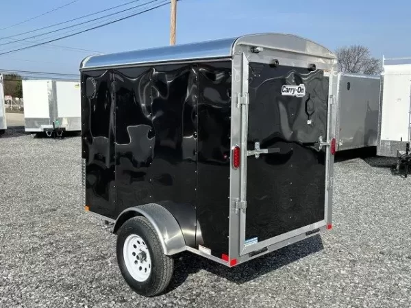 Carry-On 5 x 8 Enclosed Cargo Trailer Ramp Door and Side Door