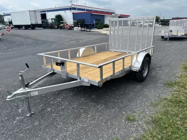 Carry-On 6 x 10 Aluminum Landscape Utility Trailer – Rear Mesh Gate - Image 2