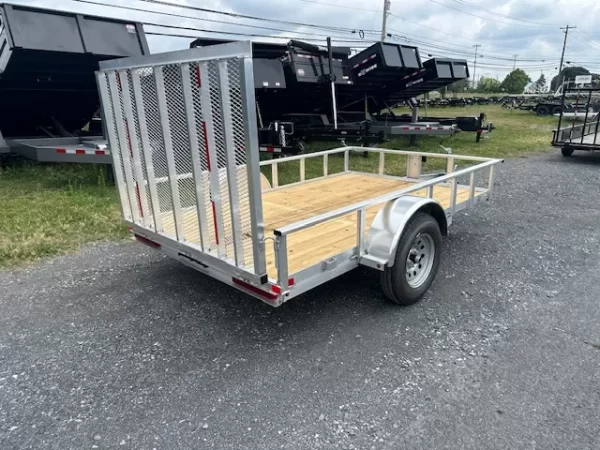 Carry-On 6 x 10 Aluminum Landscape Utility Trailer – Rear Mesh Gate - Image 4