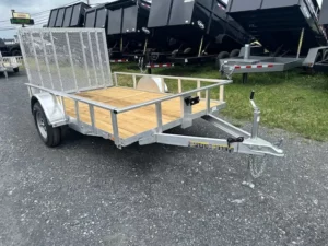 Carry-On 6 x 10 Aluminum Landscape Utility Trailer – Rear Mesh Gate