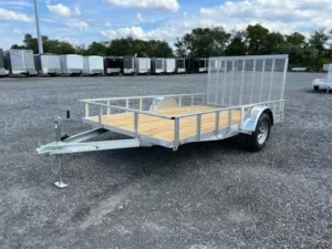 Carry-On 7 x 12 Aluminum Landscape Utility Trailer – Rear Gate