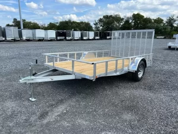Carry On 7 x 12 Aluminum Landscape Utility Trailer – Rear Gate - Image 3