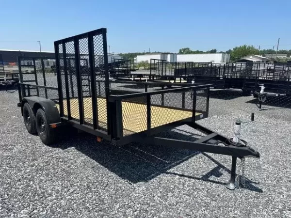 Carry On 7 x 14 Landscape Utility Trailer – Mesh Sides & ATV Gate - Image 3