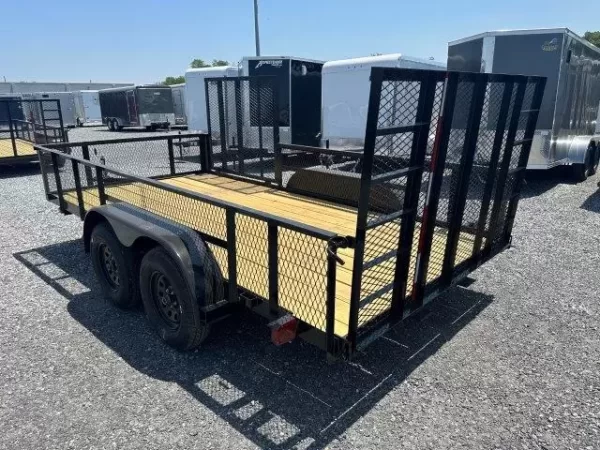 Carry On 7 x 14 Landscape Utility Trailer – Mesh Sides & ATV Gate - Image 5