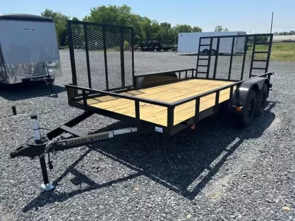 Carry On 7 x 14 Landscape Utility Trailer – Side ATV Ramp
