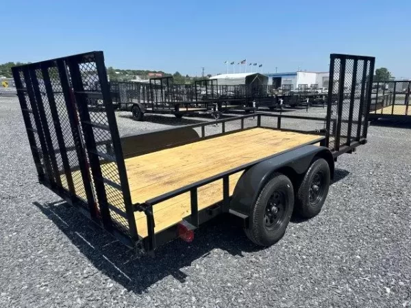 Carry On 7 x 14 Landscape Utility Trailer – Side ATV Ramp - Image 4