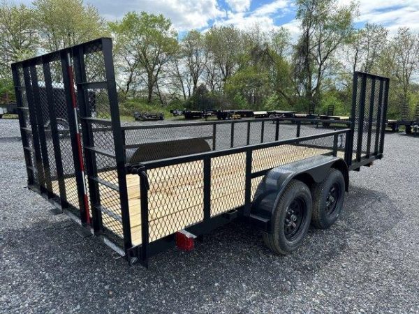 Carry On 7 x 16 Landscape Utility Trailer – Mesh Sides & ATV Gate - Image 6