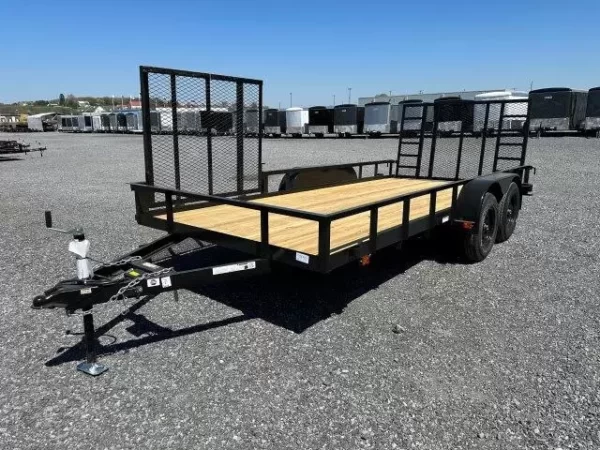 Carry On 7 x 16 Landscape Utility Trailer – Side ATV Ramp - Image 6