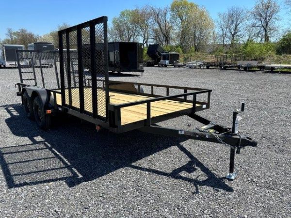 Carry On 7 x 16 Landscape Utility Trailer – Side ATV Ramp