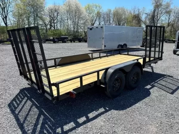 Carry On 7 x 16 Landscape Utility Trailer – Side ATV Ramp - Image 4