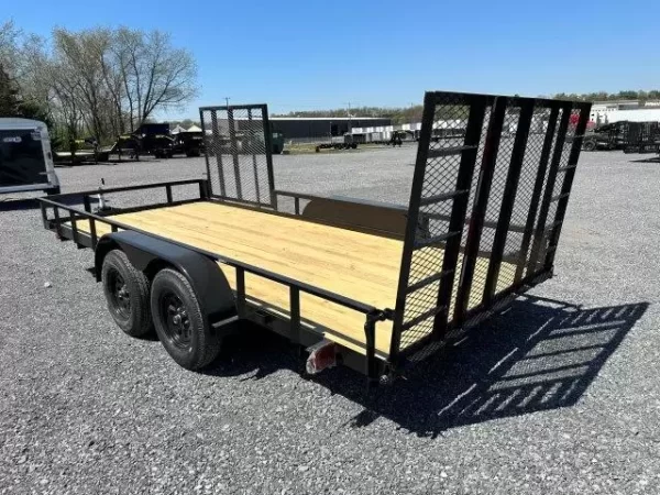 Carry On 7 x 16 Landscape Utility Trailer – Side ATV Ramp - Image 3