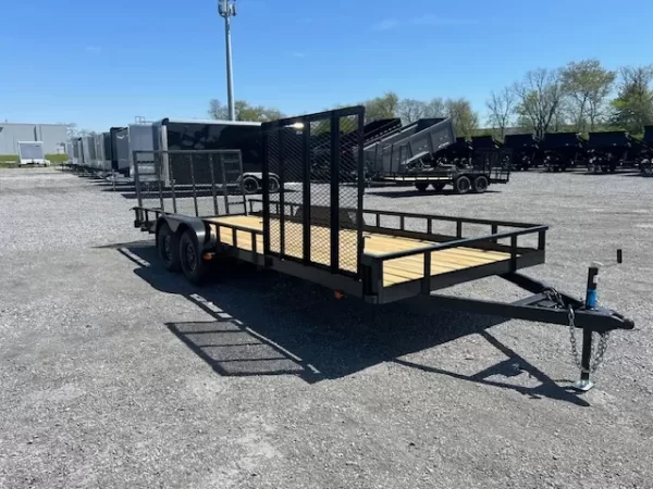 Carry-On 7 x 20 Landscape Utility Trailer – Side Ramp Gate - Image 3