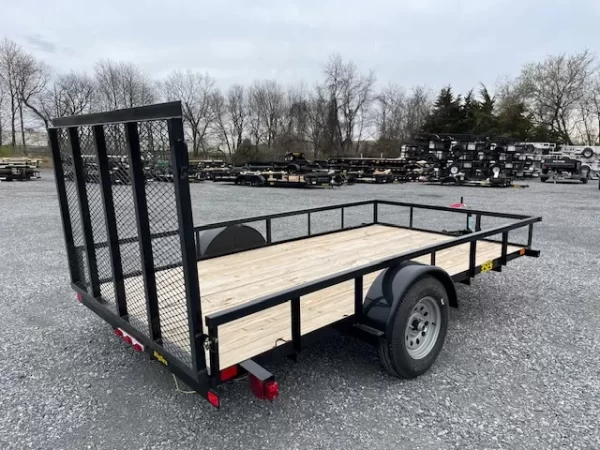 Big Tex 6 x 12 Utility Trailer – Rear Landscape Ramp - Image 5
