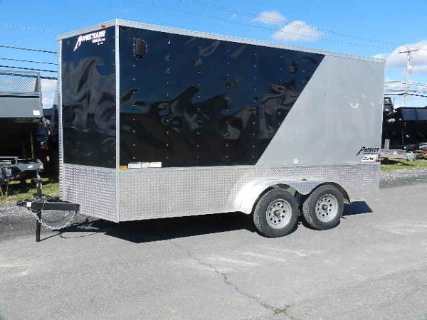 Homesteader 7 x 14 V-Nose Enclosed Cargo Trailer – OHV Package - Image 2