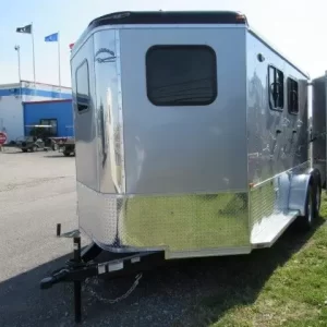 Homesteader Stallion 2 Horse Pull Trailer – Slant Load