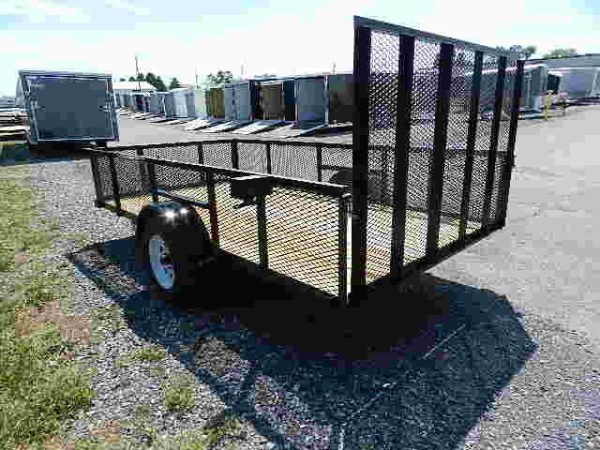 Premier 6.4 x 12 Landscape Utility Trailer – Mesh Sides - Image 2