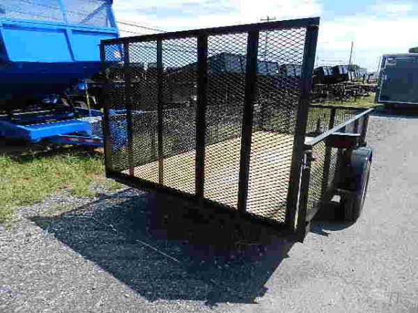 Premier 6.4 x 12 Landscape Utility Trailer – Mesh Sides - Image 3