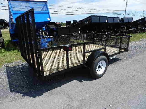 Premier 6.4 x 12 Landscape Utility Trailer – Mesh Sides - Image 5