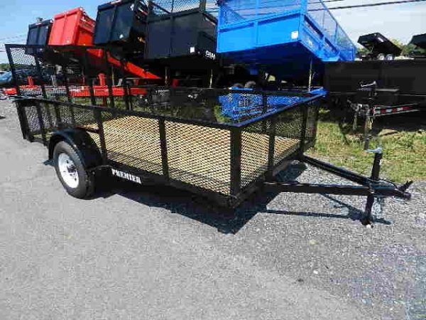Premier 6.4 x 12 Landscape Utility Trailer – Mesh Sides