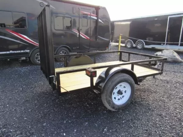 Premier 5 x 8 Landscape Utility Trailer – Rear Ramp Gate - Image 7