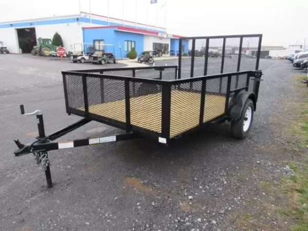 Premier 6.4 x 10 Landscape Utility Trailer – Mesh Sides - Image 2