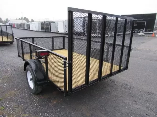 Premier 6.4 x 10 Landscape Utility Trailer – Mesh Sides - Image 3