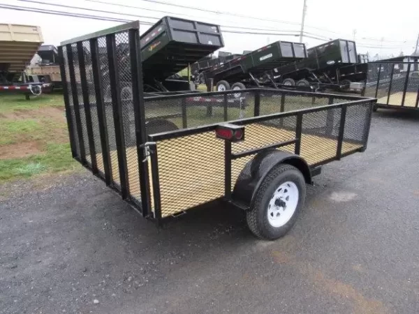 Premier 6.4 x 10 Landscape Utility Trailer – Mesh Sides - Image 5