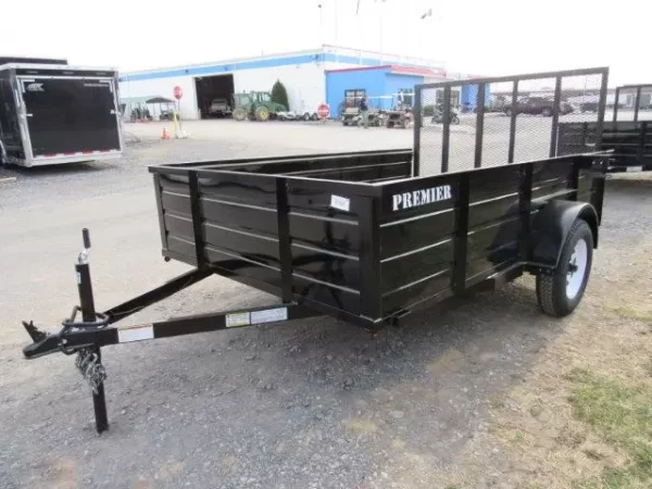Premier 6.4 x 10 Landscape Utility Trailer – Steel Sides - Image 3