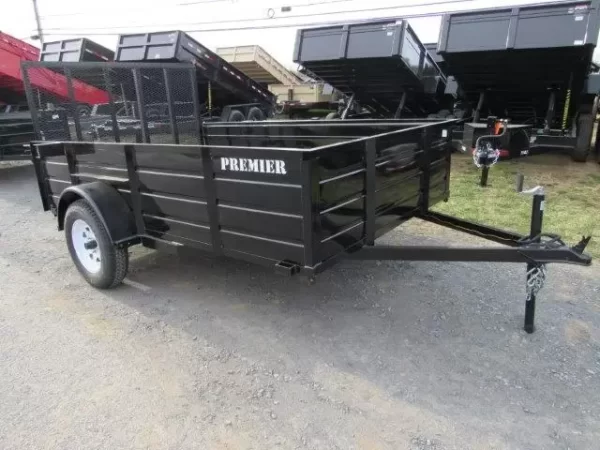 Premier 6.4 x 10 Landscape Utility Trailer – Steel Sides