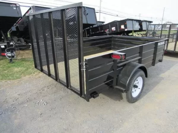 Premier 6.4 x 12 Landscape Utility Trailer – Steel Sides - Image 3