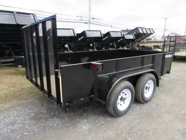 Premier 6.4 x 12 Landscape Utility Trailer – Solid Steel Sides - Image 4