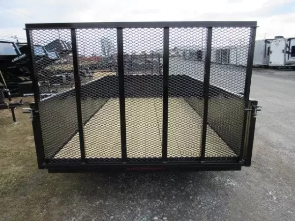 Premier 6.4 x 12 Landscape Utility Trailer – Solid Steel Sides - Image 5