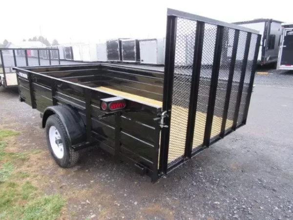 Premier 6.4 x 12 Landscape Utility Trailer – Steel Sides - Image 4